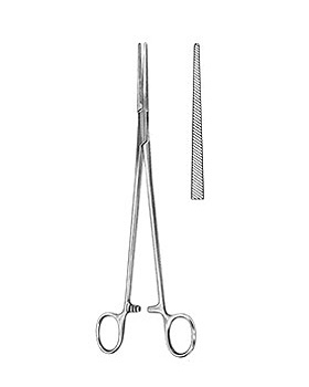 BENGOLEA, Arterienklemme, 20cm, gerade, Allgaier Instrumente, medishop.de