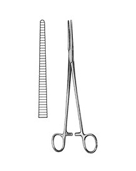 ROBERTS, Arterienklemme, 22cm, gerade, Allgaier Instrumente, medishop.de