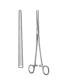 SAROT, Arterienklemme, 24cm, gerade, Allgaier Instrumente, medishop.de