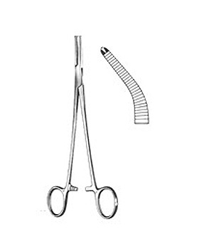 PHANEUF, Arterienklemme, 20cm, abgewinkelt, Allgaier Instrumente, medishop.de