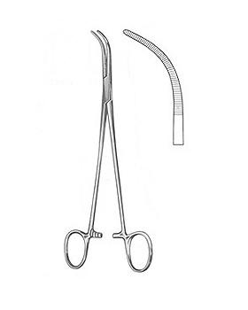 OVERHOLT-GEISSEND�RFER, Pr�parierklemme, 22,5cm, Figur 6,, Allgaier Instrumente, medishop.de