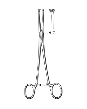 THOMS-ALLIS, Darmfazange, 20cm, 6x7Z, Allgaier Instrumente, medishop.de