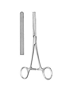 BABY-DOYEN, Darmklemme, 18cm, gerade schrggerieft, Allgaier Instrumente, medishop.de