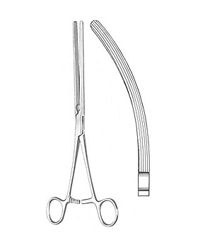 MAYO-ROBSON, Darmklemme, 23cm, gebogen, Allgaier Instrumente, medishop.de