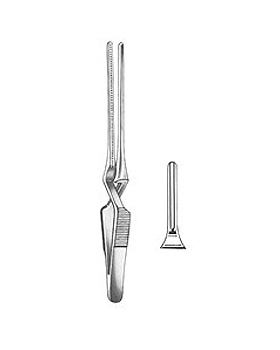 DE BAKEY, atraumatischeBulldogklemme, Gesamtlnge 7,5cm, Maullnge 2cm, gerade, Allgaier Instrumente, medishop.de