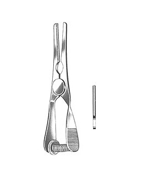 GLOVER, atraumatische Bulldogklemme, 6cm, Maullnge 2cm, Allgaier Instrumente, medishop.de