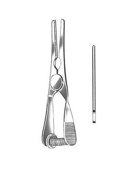 GLOVER, atraumatische Bulldogklemme, 9, 0cm, Maullänge 4cm, Allgaier Instrumente, medishop.de
