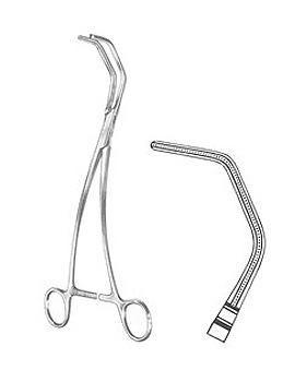 DE BAKEY, atraumatische Gefklemme, fr Tangentialverschluss, 25,5cm, Figur 2, Allgaier Instrumente, medishop.de