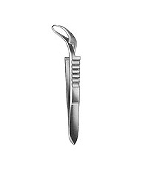 JONES, Tuchklemme, 9cm, gebogen, Allgaier Instrumente, medishop.de