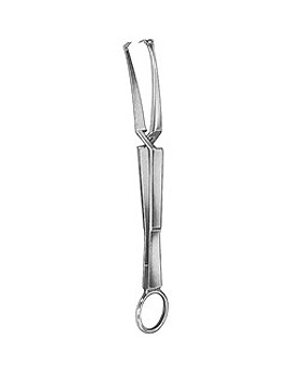 DOYEN, Tuchklemme, 18cm, mit Ring, Allgaier Instrumente, medishop.de