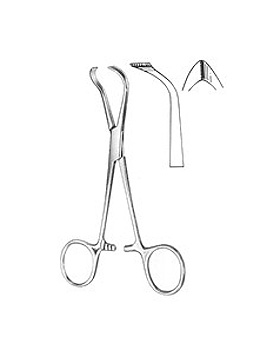 LORNA,  Tuchklemme, 13cm, Allgaier Instrumente, medishop.de