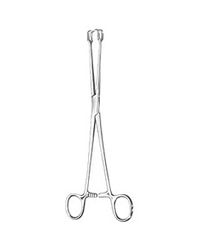 SCHROEDER, Hakenzange, 24cm, gerade, 2x2 Zähne, Allgaier Instrumente, medishop.de