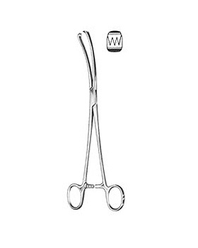 TEALE, Hakenzange, 23cm,seitwrts gebogen, Allgaier Instrumente, medishop.de