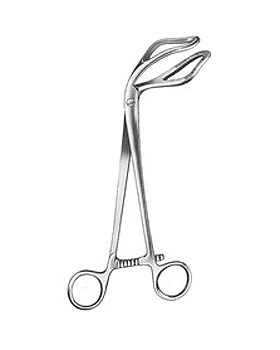 SOMER, Uterusfasszange, 23cm, Allgaier Instrumente, medishop.de