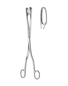 WINTER, Abortuszange, 28cm, gerade, Figur 1, Allgaier Instrumente, medishop.de