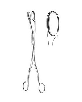 WINTER, Abortuszange, 28cm, gebogen, Figur 2, Allgaier Instrumente, medishop.de