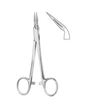 STIEGLITZ, Splitterzange,  13,5cm, gebogen, Allgaier Instrumente, medishop.de