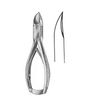 Nagelzange, 14cm, rostfrei, Allgaier Instrumente, medishop.de