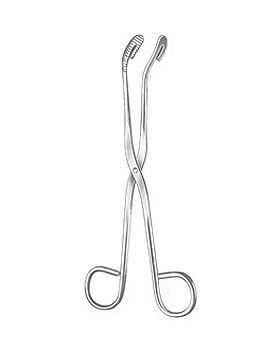 Universalhaltezange, 28cm, gebogen, Allgaier Instrumente, medishop.de