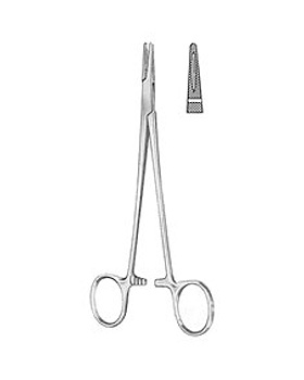 CRILE-WOOD, Nadelhalter, 15cm, mit Rinne, Allgaier Instrumente, medishop.de