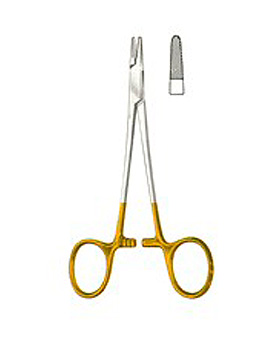 DERF, Nadelhalter, mit HM-Einlagen, 12,0 x-feines Maul, Allgaier Instrumente, medishop.de