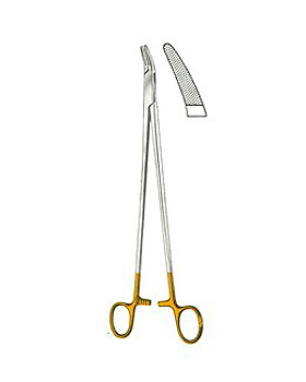 FINOCCHIETTO, Nadelhalter, mit Hartmetall einlagen, 27cm, Allgaier Instrumente, medishop.de
