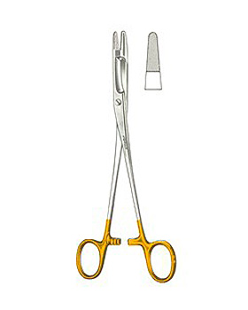 OLSEN-HEGAR, Nadelhalter mit Schere, mit Hartmetalleinlage, 18cm, Allgaier Instrumente, medishop.de