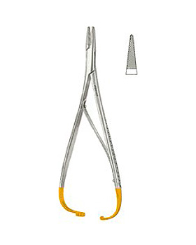 MATHIEU, Nadelhalter, mit Hartmetalleinlagen, 14cm, Allgaier Instrumente, medishop.de