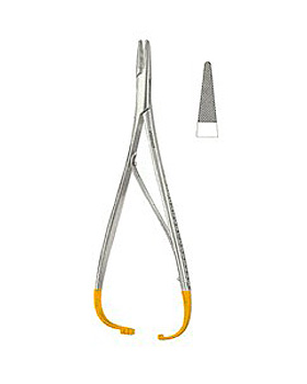 MATHIEU, Nadelhalter, mit Hartmetalleinlagen, 20cm, Allgaier Instrumente, medishop.de