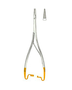 HOESEL, Nadelhalter, mit Hartmetalleinlagen, 20cm, Allgaier Instrumente, medishop.de