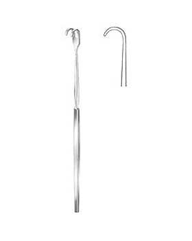 Wundhäkchen, 16cm, 1- zahnig, stumpf, Allgaier Instrumente, medishop.de