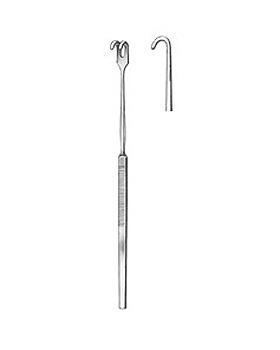 Wundhkchen, 16cm, 1- zahnig, stumpf, geriefter Griff, Allgaier Instrumente, medishop.de