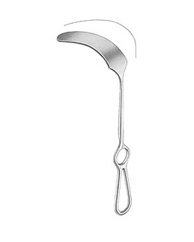 MIKULICZ, Wundhaken, 26cm Blatt 95 x 35mm, Allgaier Instrumente, medishop.de