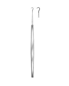 FRAZIER, Durahaken, 18cm, stumpf, Allgaier Instrumente, medishop.de