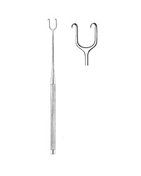 JOSEPH, Schleimhauthäkchen, 16cm, 2-zahnig, scharf, 10mm, Allgaier Instrumente, medishop.de
