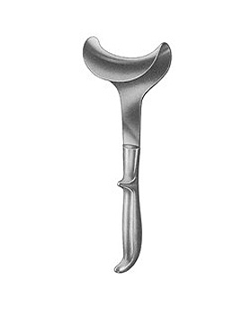 DOYEN, Bauchdeckenhaken, 25cm, Blatt 50 x 85mm, Allgaier Instrumente, medishop.de