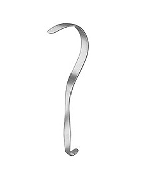 DEAVER, Wundhaken, 30cm, Blatt 25mm breit, Allgaier Instrumente, medishop.de