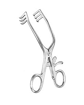 SCHUKNECHT, Wundspreizer,  13cm, 3x3Zhne, Allgaier Instrumente, medishop.de