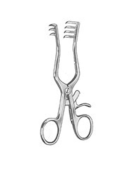 WEITLANER, Wundspreizer, 13cm, 3 x 4 Zähne, stumpf, Allgaier Instrumente, medishop.de