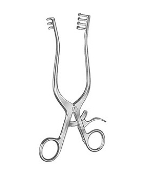 WEITLANER, Wundspreizer, 20cm, 3x4 Z�hne, stumpf, Allgaier Instrumente, medishop.de