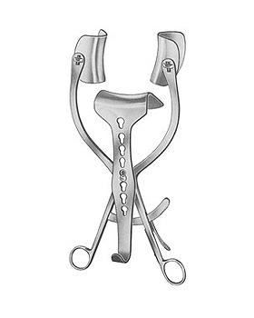 COLLIN, Bauchdeckenhalter, 28cm, mit Sp., SV 60x80mm,, Allgaier Instrumente, medishop.de