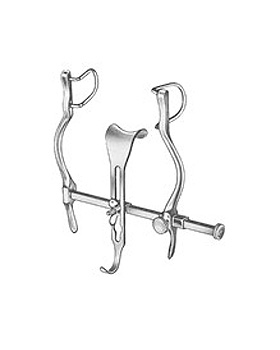 BABY-BALFOUR, Bauchdeckenhalter, SV 27x27mm, MV 24x20mm, SW 90mm, Allgaier Instrumente, medishop.de