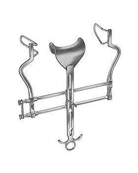 BALFOUR, Bauchdeckenhalter, 180mm ffn. SV gefenstert 63mm, MV, Allgaier Instrumente, medishop.de