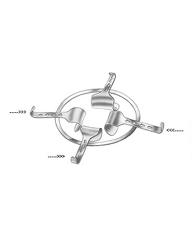 KIRSCHNER, Rahmenhaken, allein, 50 x 65mm, Allgaier Instrumente, medishop.de