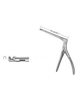 HAJEK, Keilbeinstanze, 14cm, 4 x 4mm, aufwrts, Allgaier Instrumente, medishop.de