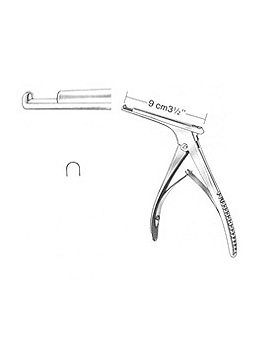 KERRISON, Kieferh�hlenstanze, Schaftl�nge 9cm, Maul 5 x 5mm, Allgaier Instrumente, medishop.de