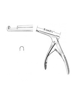 KERRISON, Kieferhöhlenstanze, Schaftlänge 9cm, Maul 6 x 6mm, Allgaier Instrumente, medishop.de