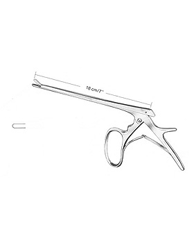 FERRIS-SMITH-CUSHING, Laminektomiezange Schaftlnge 18cm, Maul 3x10mm, gerade, Allgaier Instrumente, medishop.de