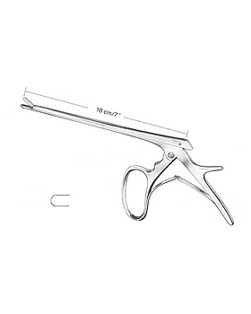 FERRIS-SMITH-CUSHING Laminektomiezange Schaftlnge 18cm, Maul 6x10mm, gerade, Allgaier Instrumente, medishop.de