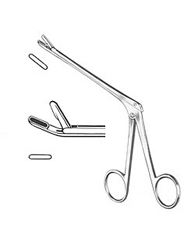 CUSHING, Laminektomiezange, Schaftlnge 13cm, Maul 2x10 mm, aufwrts gebogen, Allgaier Instrumente, medishop.de